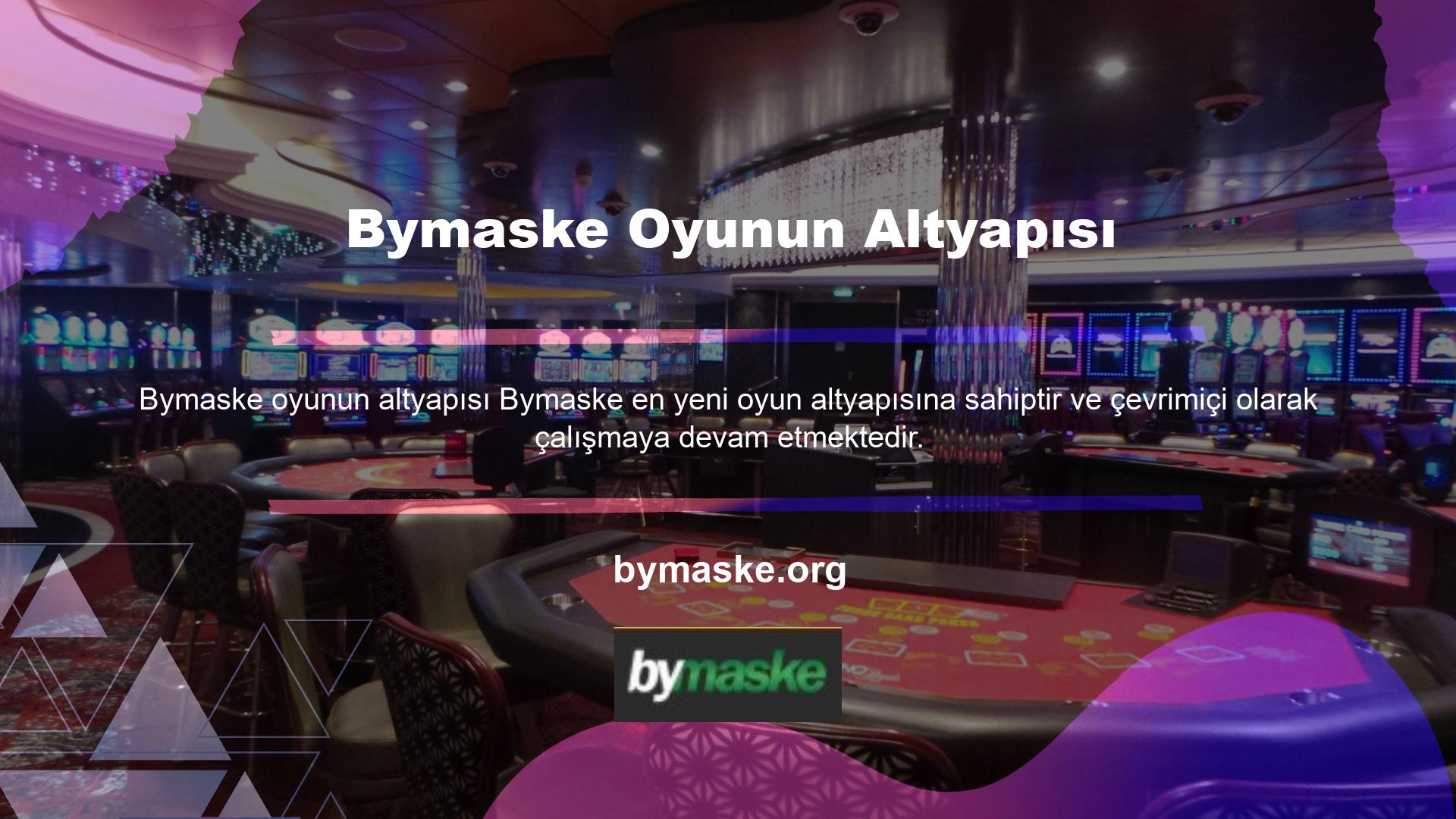 Bymaske, kullanıcılarını oyun deneyimleriyle eğlendiren bir spor ve casino oyun sitesidir